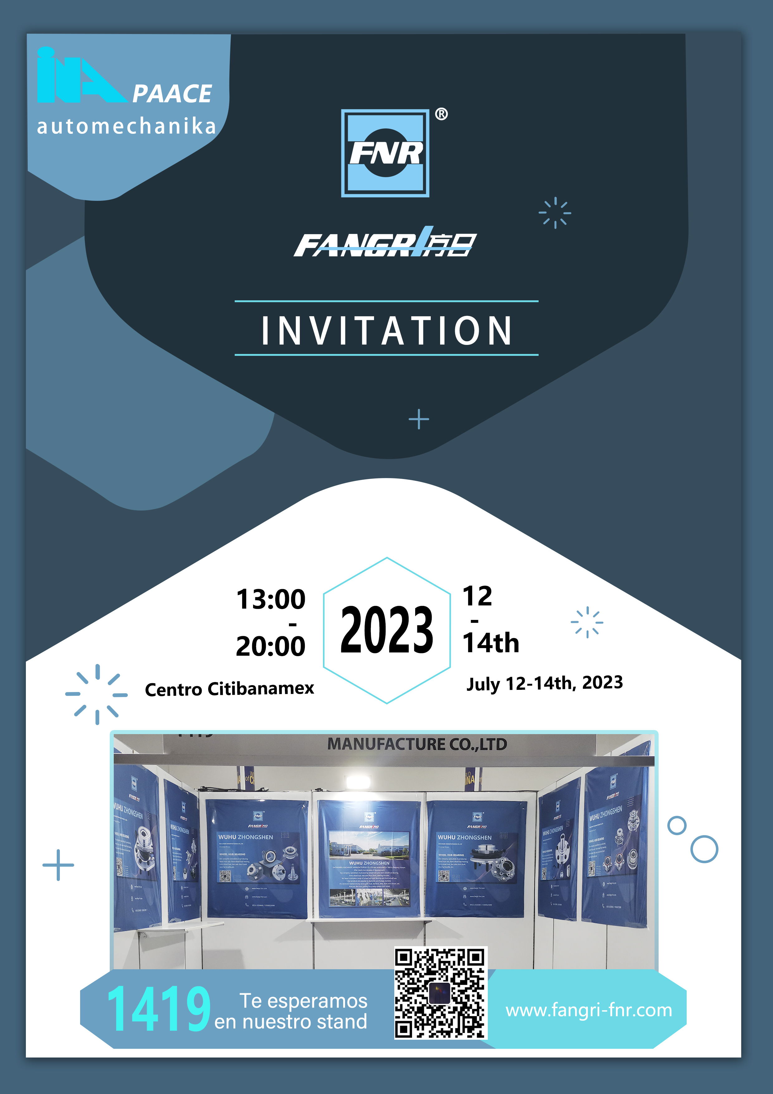 2023 PAACE AUTOMEKANICA MEXICO INVITATION